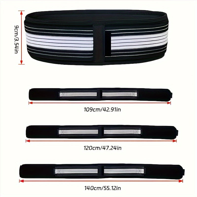 Adjustable Sacroiliac Hip Belt - Elastic Lower Back Support Brace for Men and Women, Polyester, Hand-Wash Only, Pelvis Lumbar Relaxation, Fitness & Yoga Wear