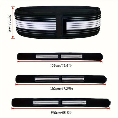Adjustable Sacroiliac Hip Belt - Elastic Lower Back Support Brace for Men and Women, Polyester, Hand-Wash Only, Pelvis Lumbar Relaxation, Fitness & Yoga Wear