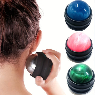 Roller Massage Ball, Self Massage Tool For Sore Muscles, Shoulders, Neck, Back, Foot, Body, Deep Tissue, Trigger Point, Muscle Knots, Yoga And Myofascial Release