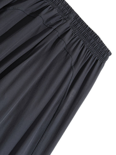 Stretchy Comfort Fit Joggers - Quick Drying, Slant Pockets, Elastic Waistband, Breathable, Moisture-Wicking, Womens Activewear for Fitness, Yoga, Running, and Outdoor Activities