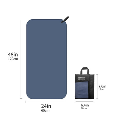 Quick Drying Absorbent 1pc Mutao Microfiber Towel - With Mesh Bag For Camping, Gym Yoga, Backpacking, Hiking