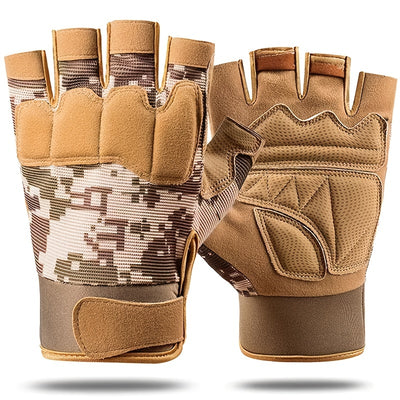 [For Men & Women Half-finger Gloves] Half-finger Gloves For Men And Women For Sports, Cycling, Fitness, Outdoor Activities, Fishing