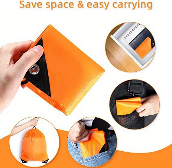 1pc Vibrant Nylon Drawstring Backpack - Lightweight & Durable, 16" Storage Bag with Black Laces for Sports, Travel, Yoga, Gym, and Outdoor Camping, Backpack for Travel