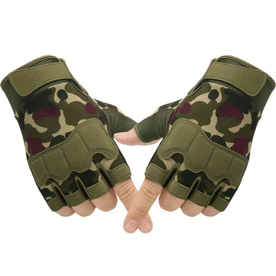 [For Men & Women Half-finger Gloves] Half-finger Gloves For Men And Women For Sports, Cycling, Fitness, Outdoor Activities, Fishing