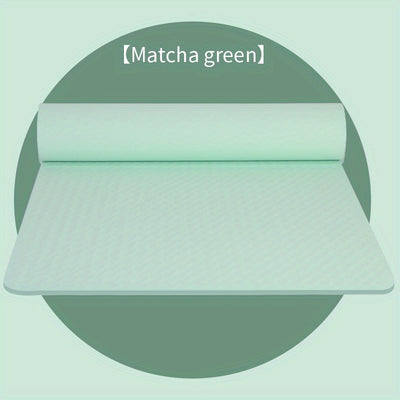 1pc Non-Slip TPE Yoga Mat - Lightweight, Quiet Exercise & Fitness Mat for Home Workouts