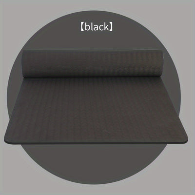 1pc Non-Slip TPE Yoga Mat - Lightweight, Quiet Exercise & Fitness Mat for Home Workouts