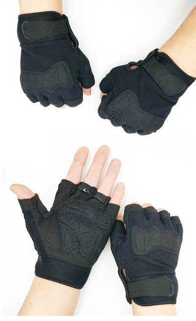 [For Men & Women Half-finger Gloves] Half-finger Gloves For Men And Women For Sports, Cycling, Fitness, Outdoor Activities, Fishing