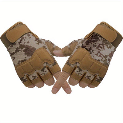 [For Men & Women Half-finger Gloves] Half-finger Gloves For Men And Women For Sports, Cycling, Fitness, Outdoor Activities, Fishing