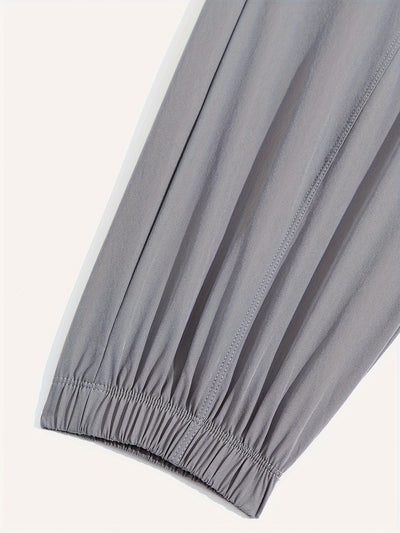 Stretchy Comfort Fit Joggers - Quick Drying, Slant Pockets, Elastic Waistband, Breathable, Moisture-Wicking, Womens Activewear for Fitness, Yoga, Running, and Outdoor Activities