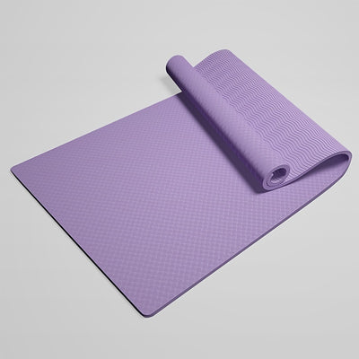 1pc Non-Slip TPE Yoga Mat - Lightweight, Quiet Exercise & Fitness Mat for Home Workouts