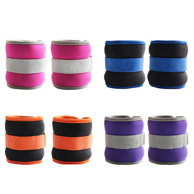 Customizable 0.25kg-2kg Iron and Fabric Fitness Weight for Exercise and Yoga Training Ankle and Wrist Size