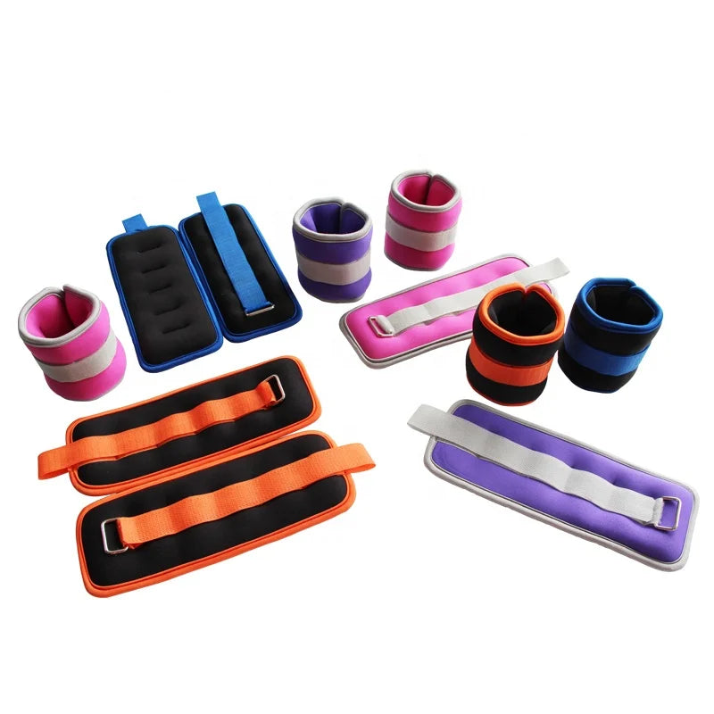 Customizable 0.25kg-2kg Iron and Fabric Fitness Weight for Exercise and Yoga Training Ankle and Wrist Size