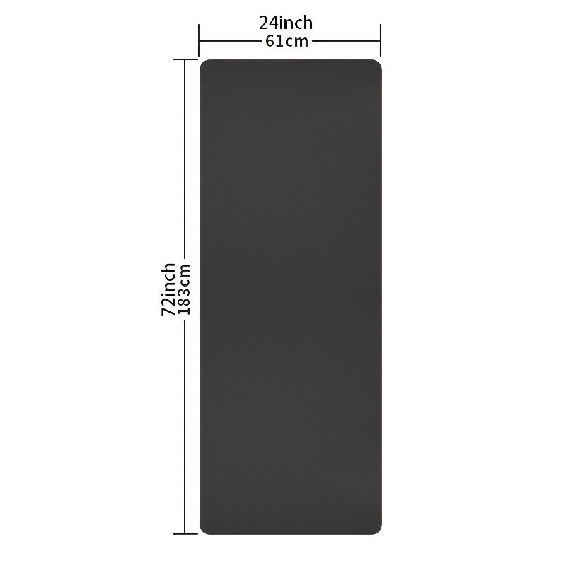 1pc Non-Slip TPE Yoga Mat - Lightweight, Quiet Exercise & Fitness Mat for Home Workouts