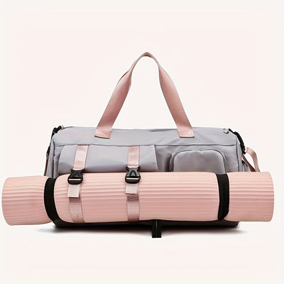 Women's Crossbody Bag, Outdoor Sports Fitness Bag, Weekend Luggage Bag, Yoga Bag, Multi-Pocket Short Trip Handbag