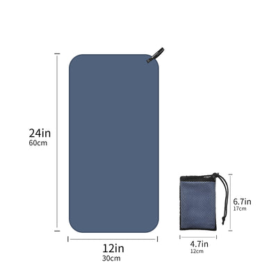 Quick Drying Absorbent 1pc Mutao Microfiber Towel - With Mesh Bag For Camping, Gym Yoga, Backpacking, Hiking