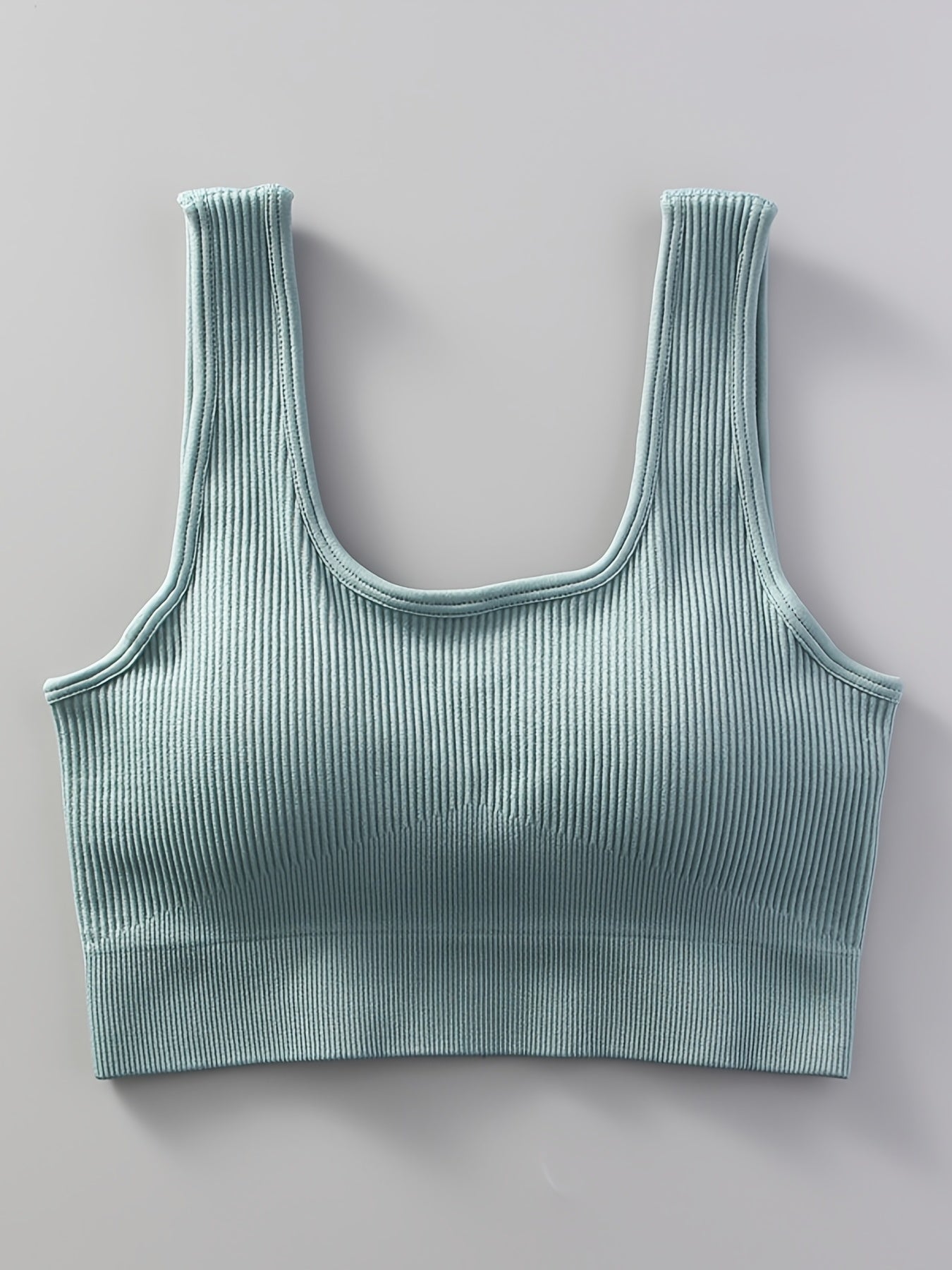 2pcs Women'S Breathable Seamless Yoga Leggings & Bra Set - High-Stretch Ribbed Gym Workout Shorts with Bra, Moisture-Wicking Athletic Outfit for Running, Pilates