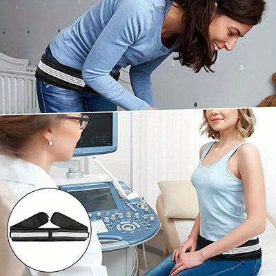 Adjustable Sacroiliac Hip Belt - Elastic Lower Back Support Brace for Men and Women, Polyester, Hand-Wash Only, Pelvis Lumbar Relaxation, Fitness & Yoga Wear