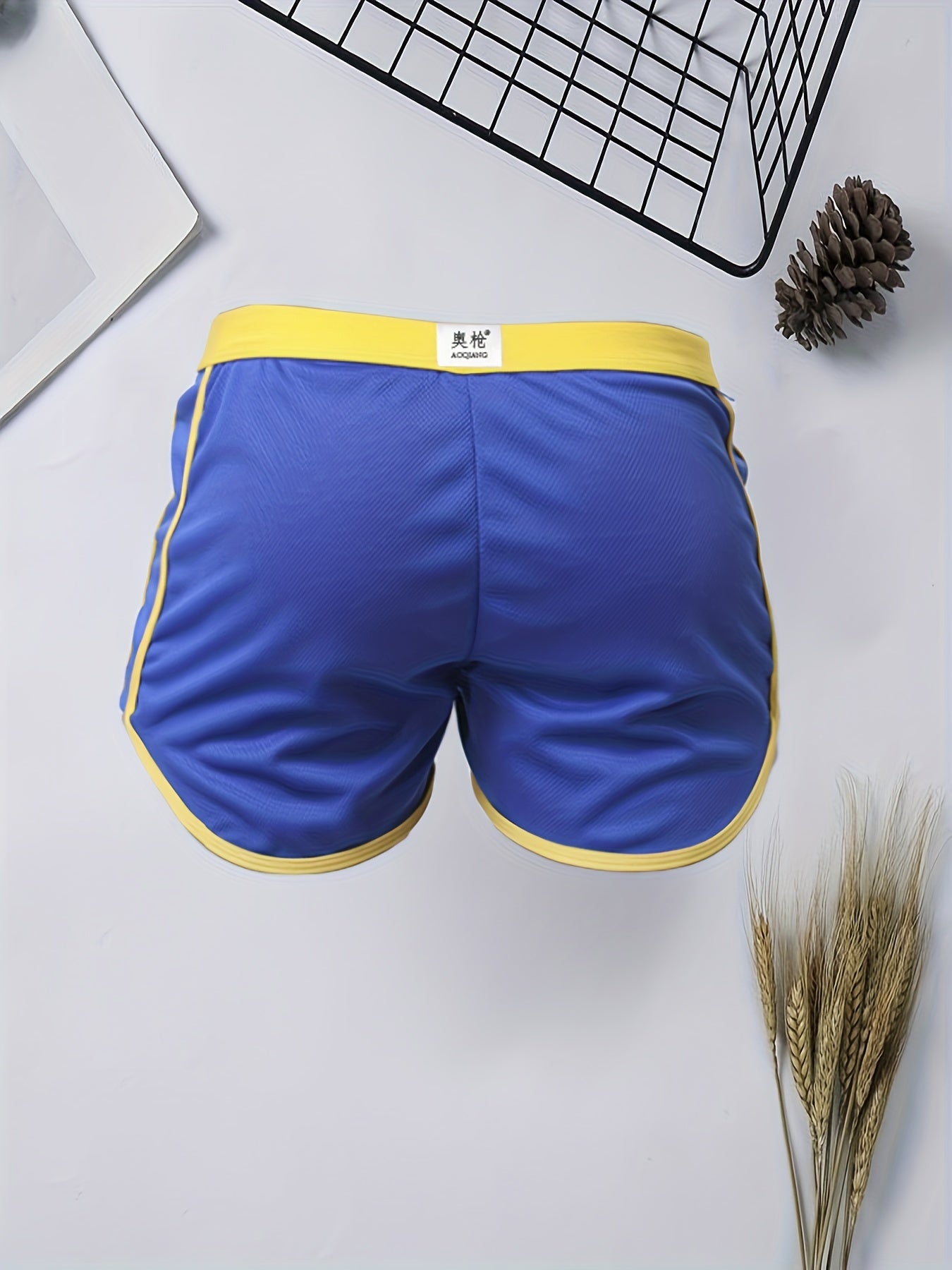 Summer Fitness Shorts - 1pc Men's Beach Jogger Pants, Arrow Pants, Sport Athletic Underwear