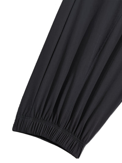 Stretchy Comfort Fit Joggers - Quick Drying, Slant Pockets, Elastic Waistband, Breathable, Moisture-Wicking, Womens Activewear for Fitness, Yoga, Running, and Outdoor Activities
