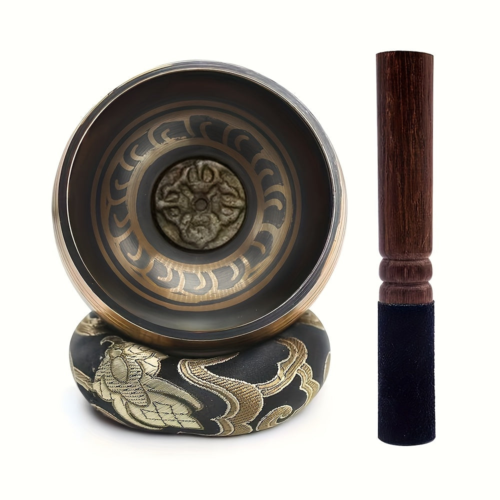Tibetan Singing Bowls Set~ Meditation Sound Bowl hand Hammered in Nepal for Yoga, Meditation, Mindfulness, Healing & Chakra balancing